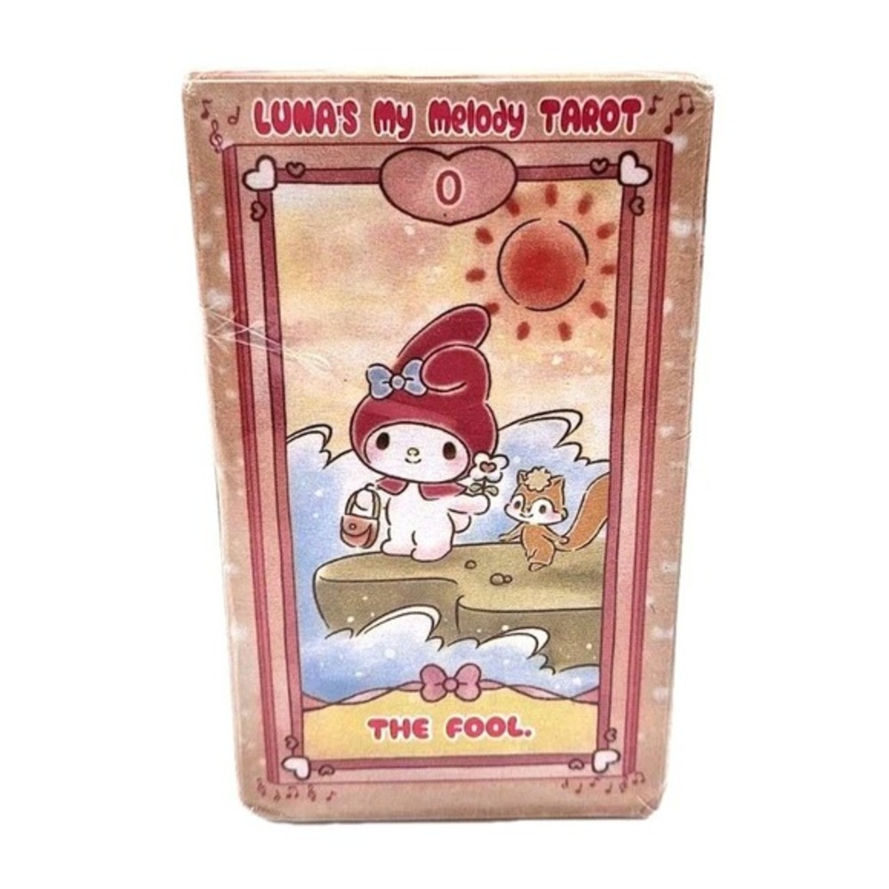Sanrio Hello Kitty Luna's My Melody Tarot Deck Full 78 Card Pocket Mini Anime